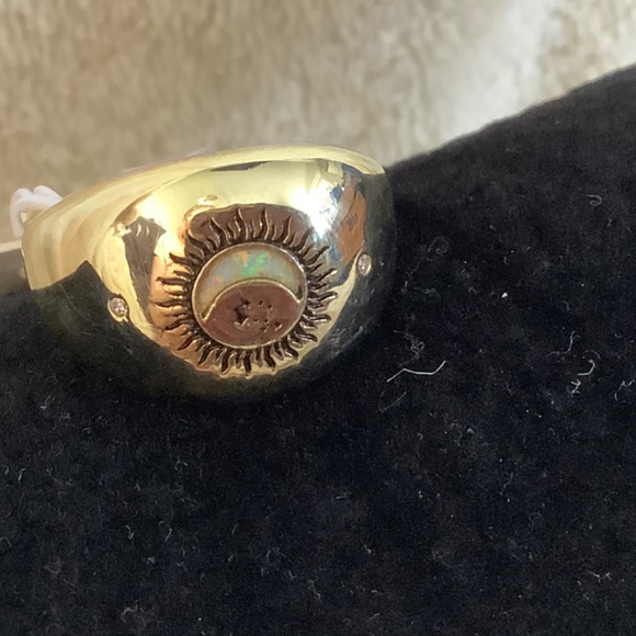 COPY - Isabella m Sterling Silver & Opal Ring - Picture 2 of 3